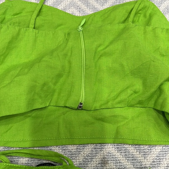 Zara lime green matching set - Picture 7 of 8